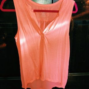 Neon pink tank top
